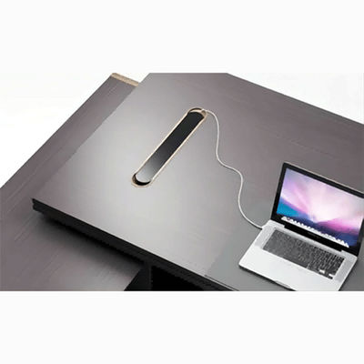 High-Quality Modern Technology Sense Executive Desk CEO Offic Table BMW Grey + White